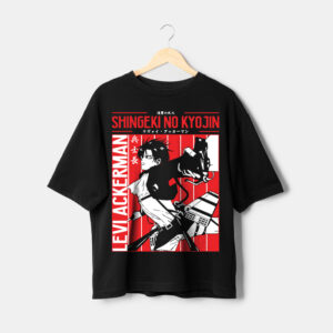 Levi Ackerman Anime T-shirt Maroc