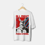 manga all might MHA t shirt maroc