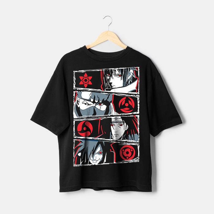 t-shirt Naruto Sharingan Maroc