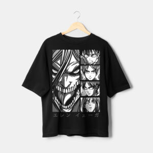 Attack on Titan t-shirt manga Maroc