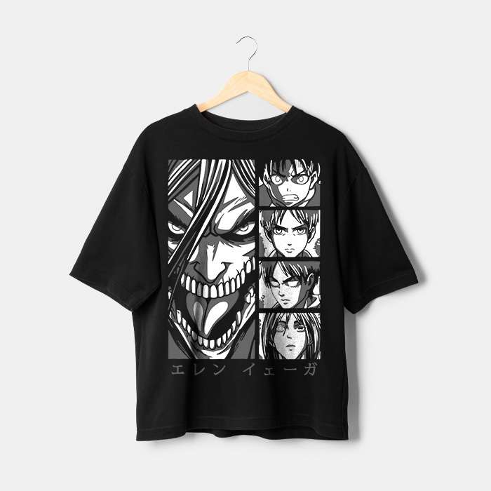 Attack on Titan t-shirt manga Maroc