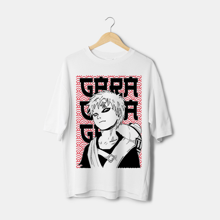 Gaara naruto t-shirt Maroc