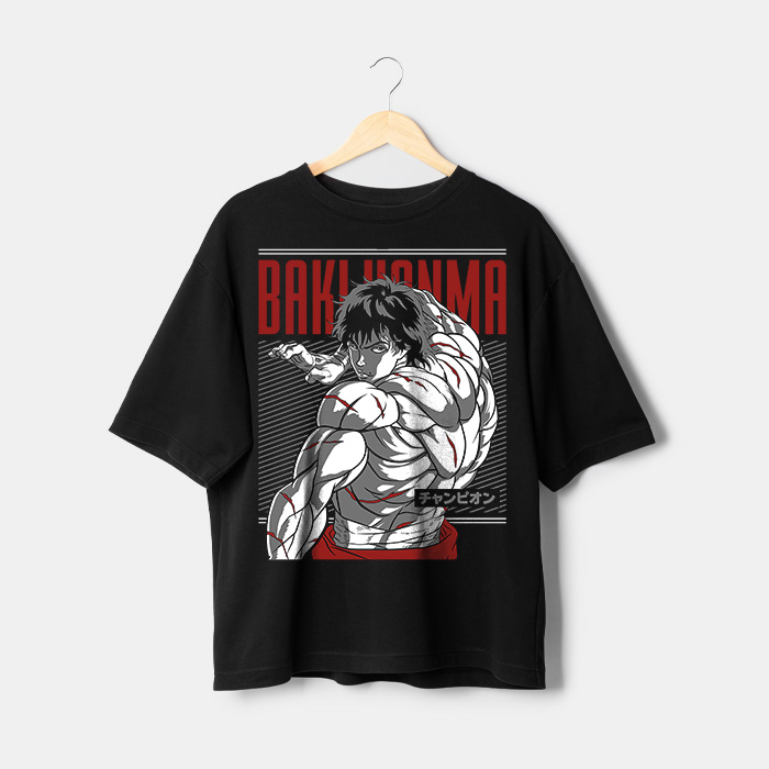 t-shirt anime Baki Hanma Maroc
