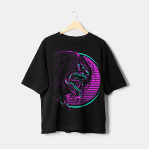 T-shirt Visage Eren rétro t-shirt Maroc