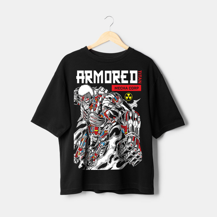 T-shirt Attack on Titan personnalisé Maroc