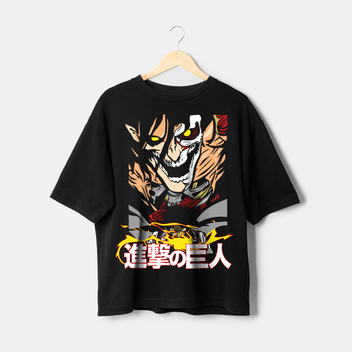 Aot eren jaeger t-shirt Maroc