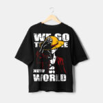 chapeau de paille Luffy sur t-shirt maroc