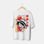 t-shirt visage de Luffy Maroc