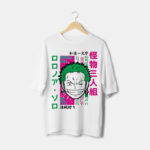 t-shirt visage de zoro Maroc