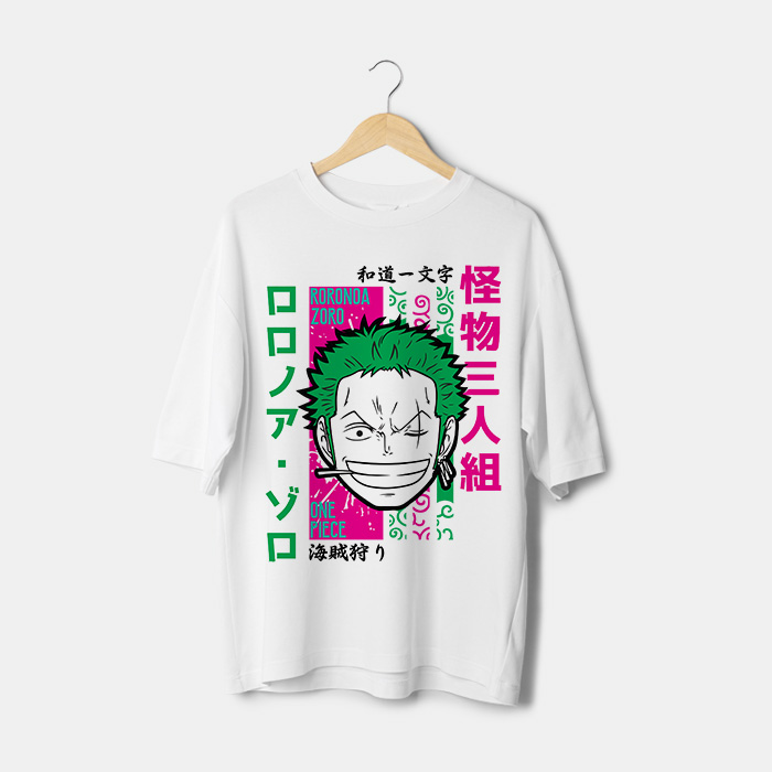 t-shirt visage de zoro Maroc