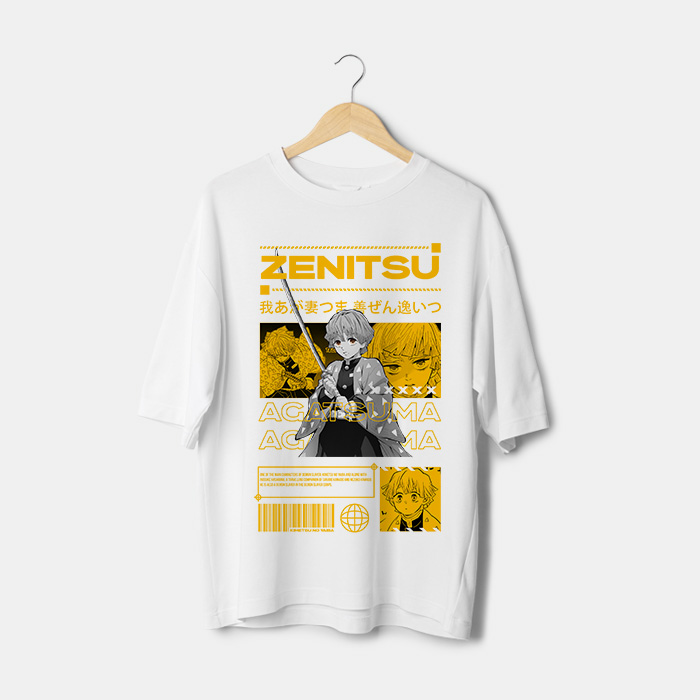 T-shirt Demon Slayer oversize Maroc