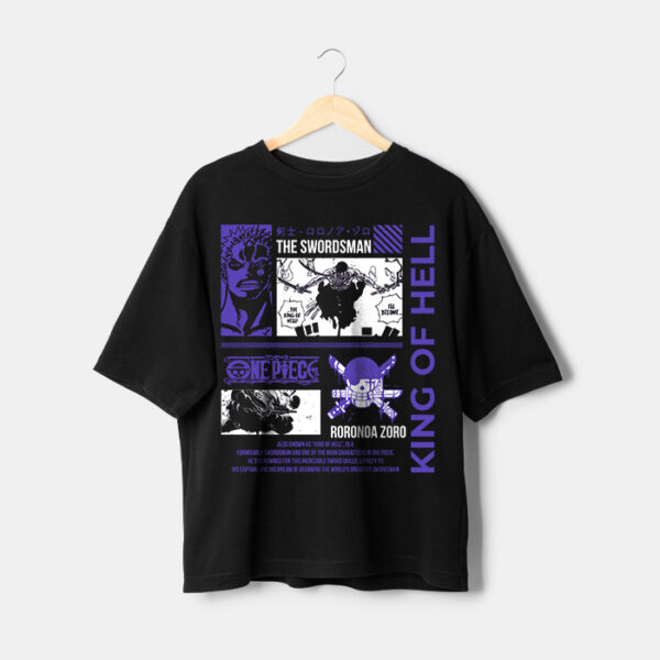 Roronoa Zoro T-shirt basique en coton Maroc