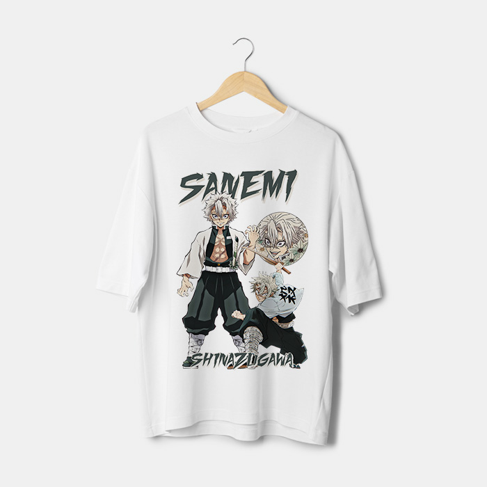 T-shirt Demon Slayer sanemi Maroc