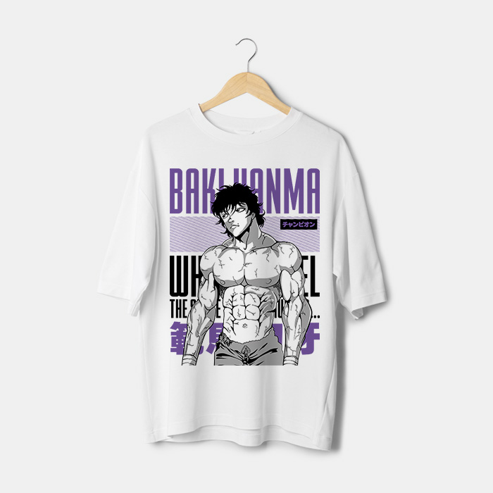 t-shirt manga Baki Maroc