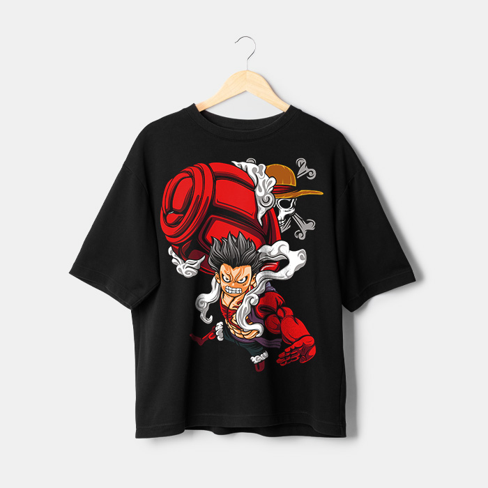T-Shirt Luffy Gear 4 one piece Maroc