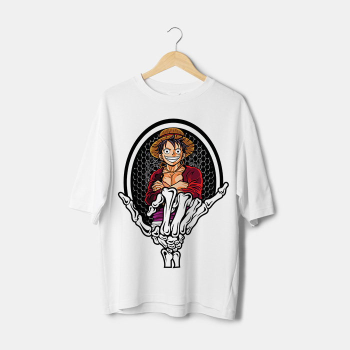 wan piece Luffy t-shirt Maroc anime