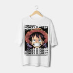 t-shirt Luffy visage Maroc