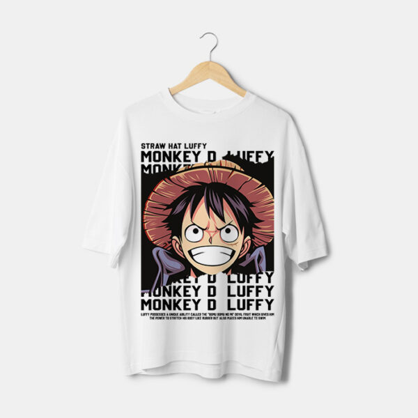 t-shirt Luffy visage Maroc