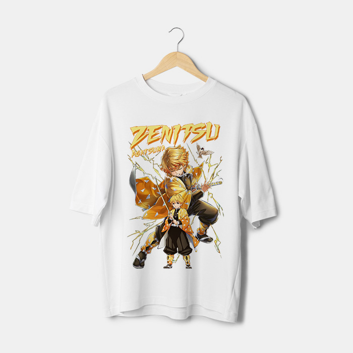 T-shirt Demon Slayer zenitsu Maroc