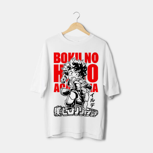 Manga Izuku Midoriya t-shirt Maroc
