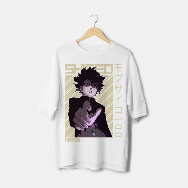T-shirt ouversize Mob Psycho 100 Maroc