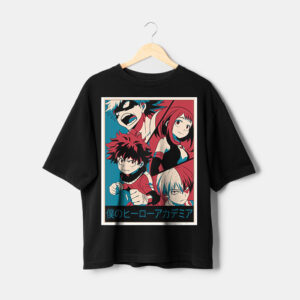 t-shirt oversize My Hero Academia Maroc