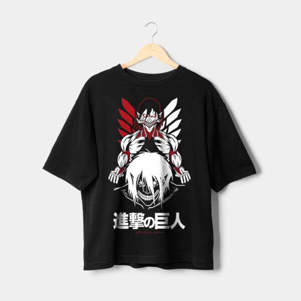 T-shirt Attack on Titan manga maroc