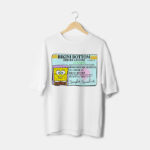 T-shirt permis de conduire Bob l'éponge maroc