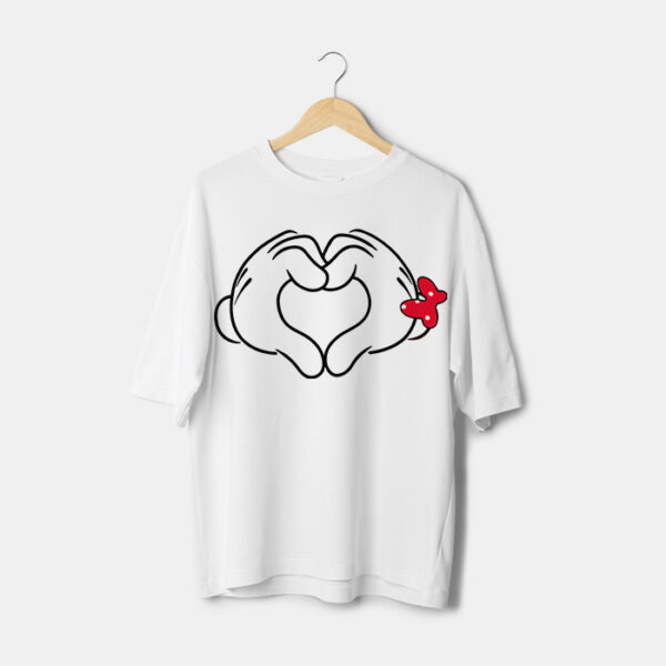 mains amour disney t-shirt Maroc