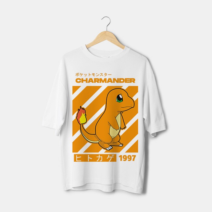 T-shirt charmander pokemon Maroc