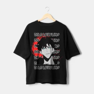 t-shirt Solo Leveling design Maroc