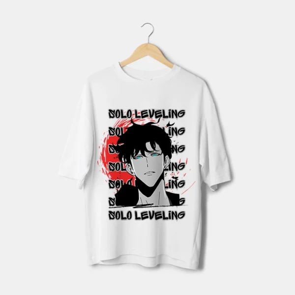 t-shirt Solo Leveling design Maroc