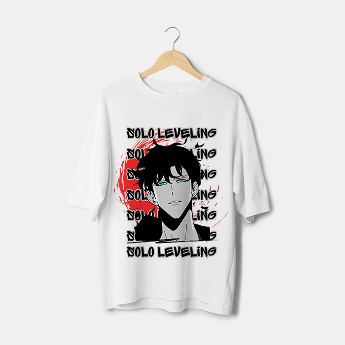 t-shirt Solo Leveling design Maroc