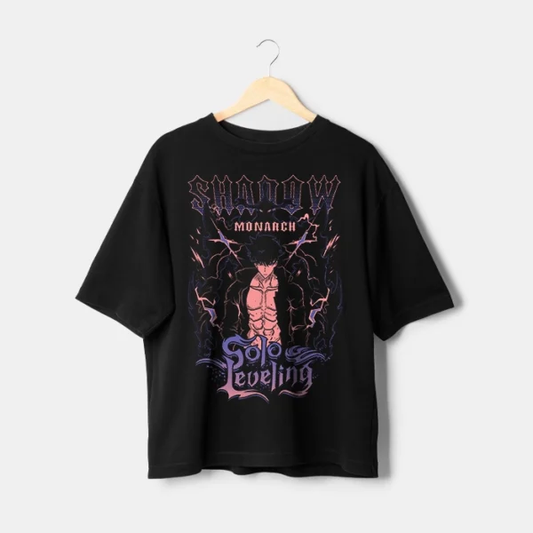 t shirt solo leveling monarch Maroc