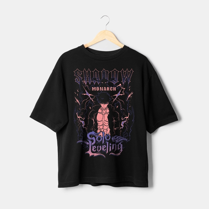 t shirt solo leveling monarch Maroc