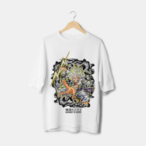 t-shirt one piece noir Maroc